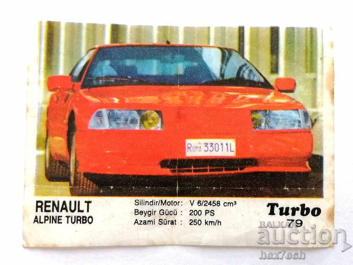 ❤️ ⭐ Picture Turbo Turbo black 79 Renault Alpine ⭐ ❤️ ❤️ ⭐ Picture Turbo Turbo black 79 Renault Alpine ⭐ ❤️