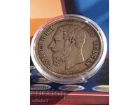 5 franci 1868, Belgia, argint