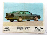 ❤️ ⭐ Imagine Turbo Turbo negru 93 Audi 100 Quattro ⭐ ❤️