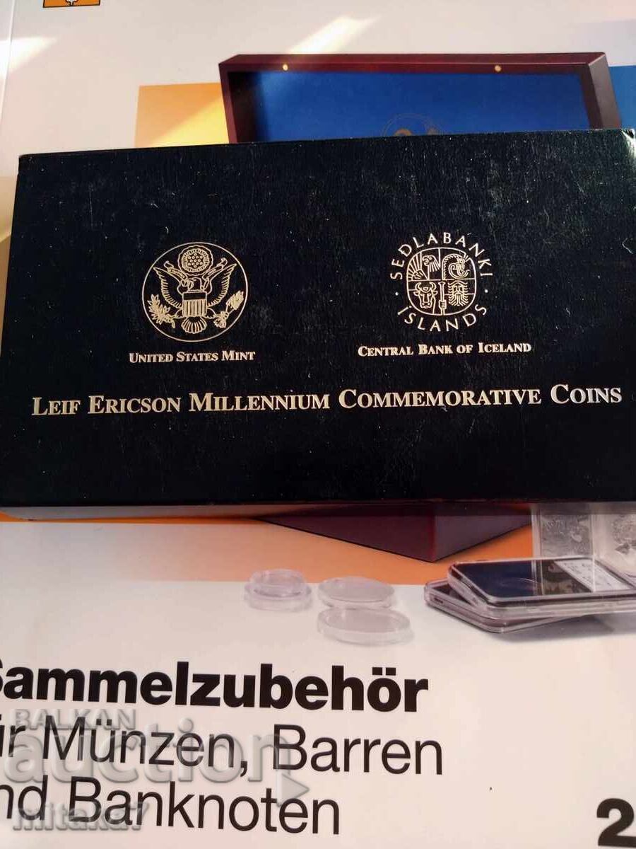 Leif Erikson silver coin set - 6