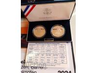 Ασημένιο σετ νομισμάτων Leif Erikson