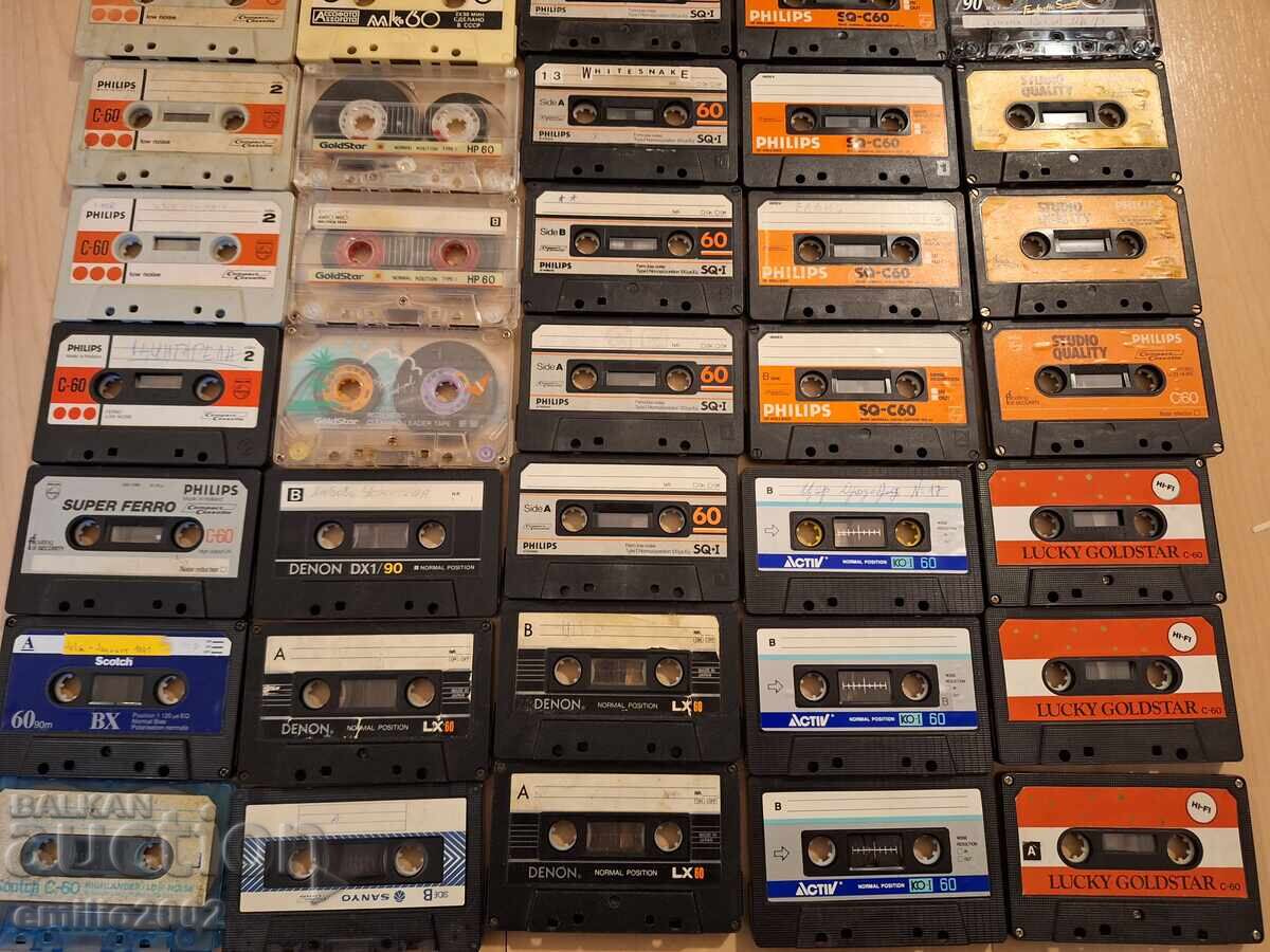Auction Audio cassettes 40pcs without boxes 04 Auction Audio cassettes 40pcs without boxes 04