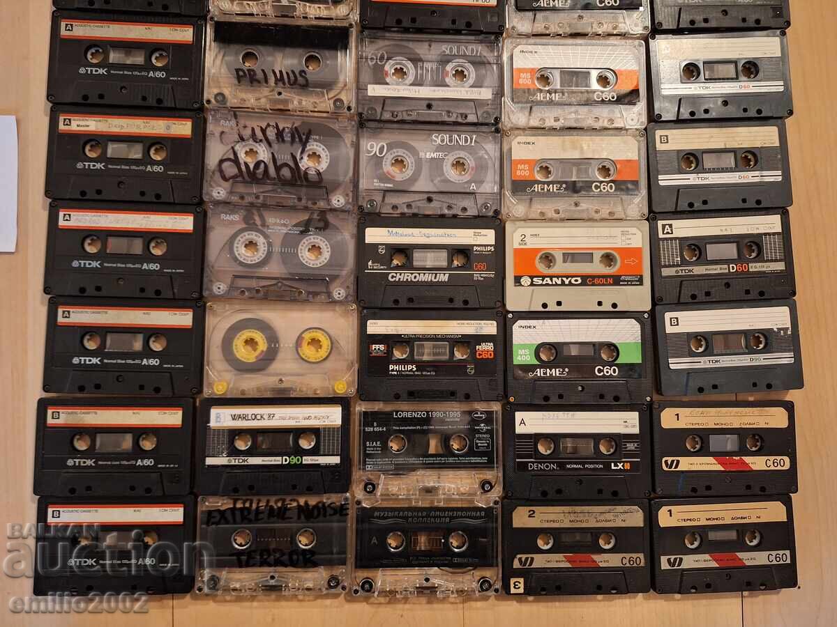 Auction Audio cassettes 40pcs without boxes 04 Auction Audio cassettes 40pcs without boxes 04