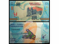 МАДАГАСКАР 100 Ариари MADAGASCAR 100 Ariary, P-97, 2017 UNC /c