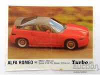 ❤️ ⭐ Poza Turbo Turbo negru 121 Alfa Romeo SZ ⭐ ❤️