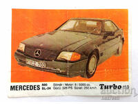 ❤️ ⭐ Картинка Turbo Турбо черно 159 Mercedes 500 SL-24 ⭐ ❤️