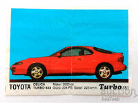 ❤️ ⭐ Εικόνα Turbo Turbo μαύρο 181 Toyota Celica Turbo ⭐ ❤️