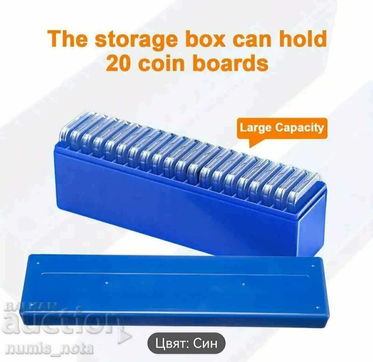 PCGS , NGC Certified Coin Boxes - Blue Color με τιμή 25.00 BGN | € 12.78