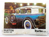 ❤️ ⭐ Картинка Turbo Турбо черно 226 Ruxton Saloon 1930 ⭐ ❤️