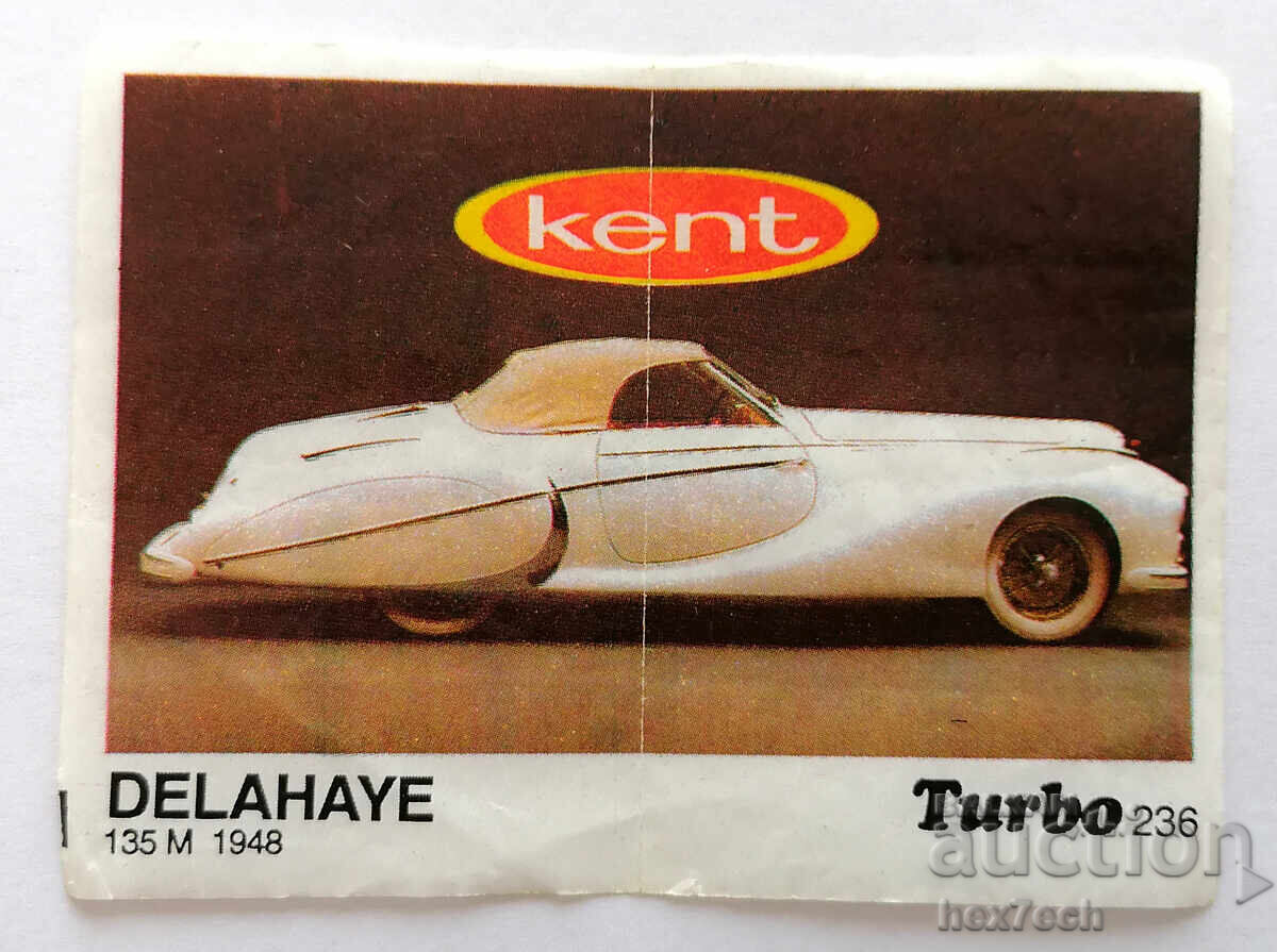 ❤️ ⭐ Imagine Turbo Turbo negru 236 Delahaye 135 M 1948 ⭐ ❤️