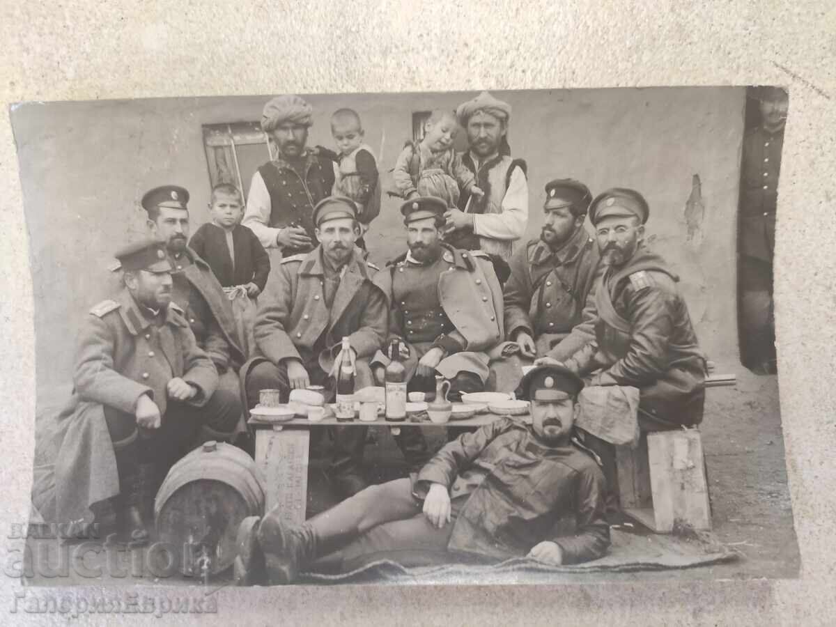 Old photo / postcard, military 1913. Old photo / postcard, military 1913.