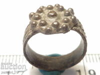 RENAISSANCE BRONZE RING WITH CROSS