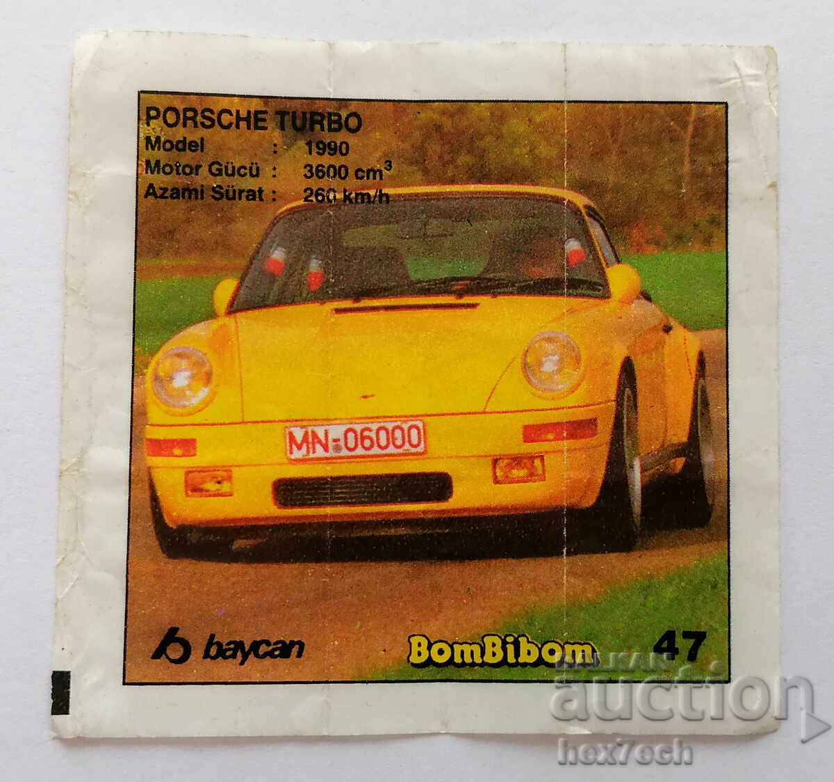 ❤️ ⭐ Picture BomBibom 1-60 47 Porsche Turbo ⭐ ❤️ ❤️ ⭐ Picture BomBibom 1-60 47 Porsche Turbo ⭐ ❤️