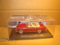 1:43  MERCEDES BENZ 220 SE CONVERTIBLE МОДЕЛ КОЛИЧКА ИГРАЧКА