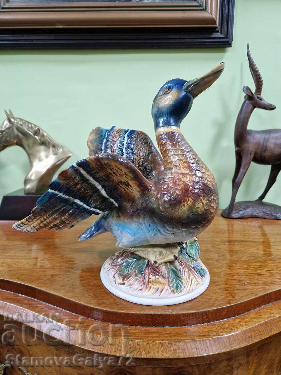 Unique large Italian Capodimonte figurine Unique large Italian Capodimonte figurine