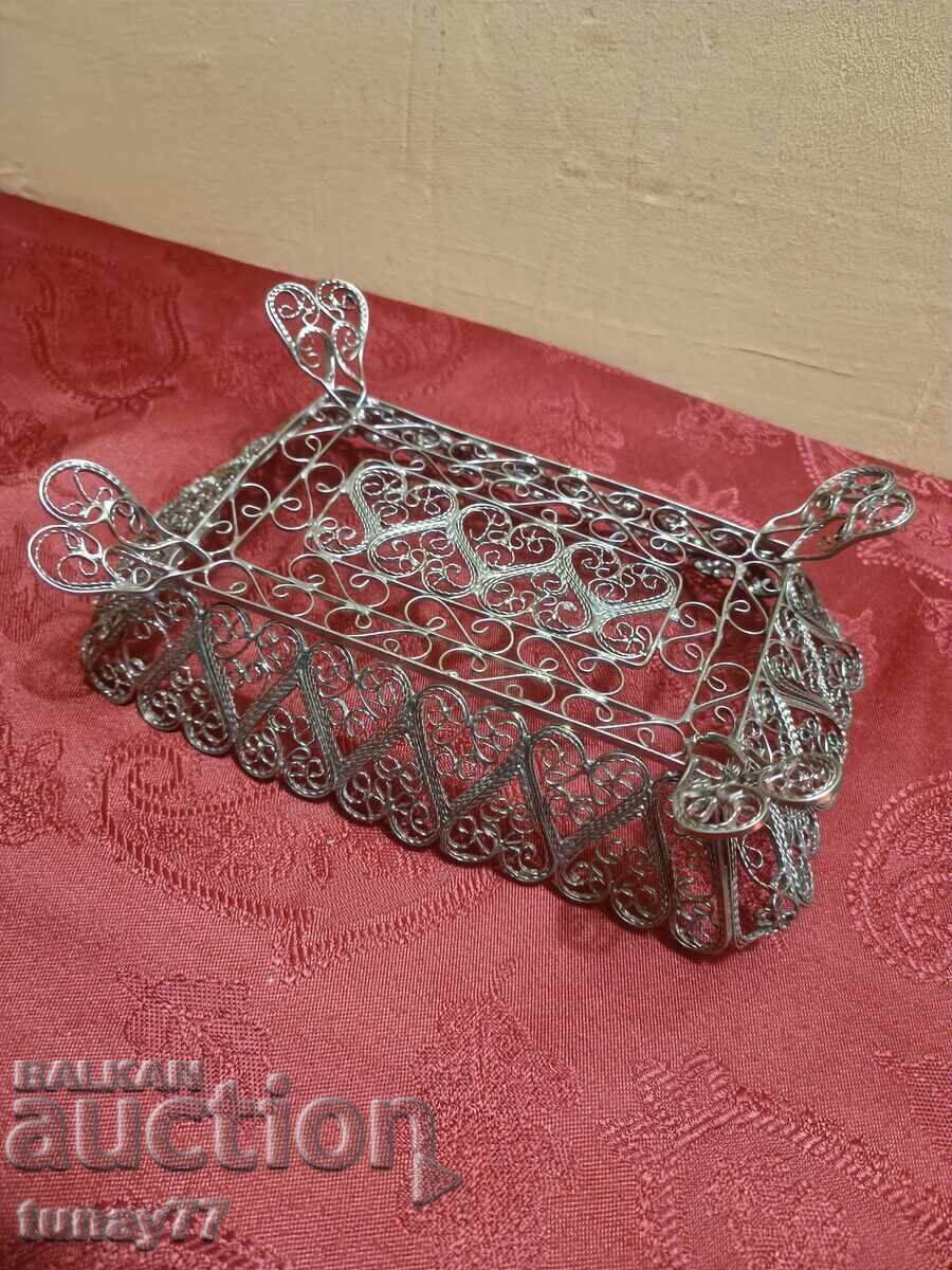 Φιλιγκράν Μπομπονιέρα από την ΕΣΣΔ, υποτίθεται της δεκαετίας του 1960. - 6 Φιλιγκράν Μπομπονιέρα από την ΕΣΣΔ, υποτίθεται της δεκαετίας του 1960. - 6