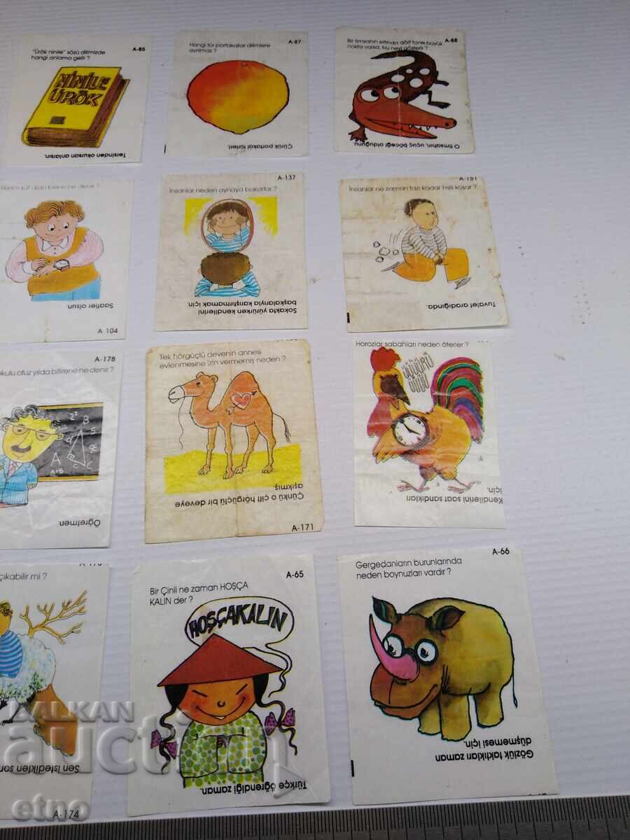 Licitație 20 buc. POZE GUME DE MESTECAT