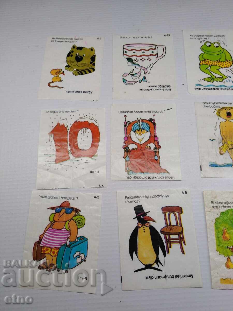 13 pcs. OLD PICTURES OF GUM with price 20.00 BGN | € 10.23