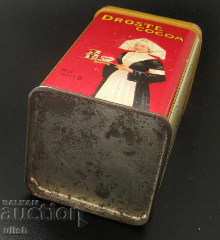 Holland old tin can of cocoa Droste Cacao 100 grams - 5