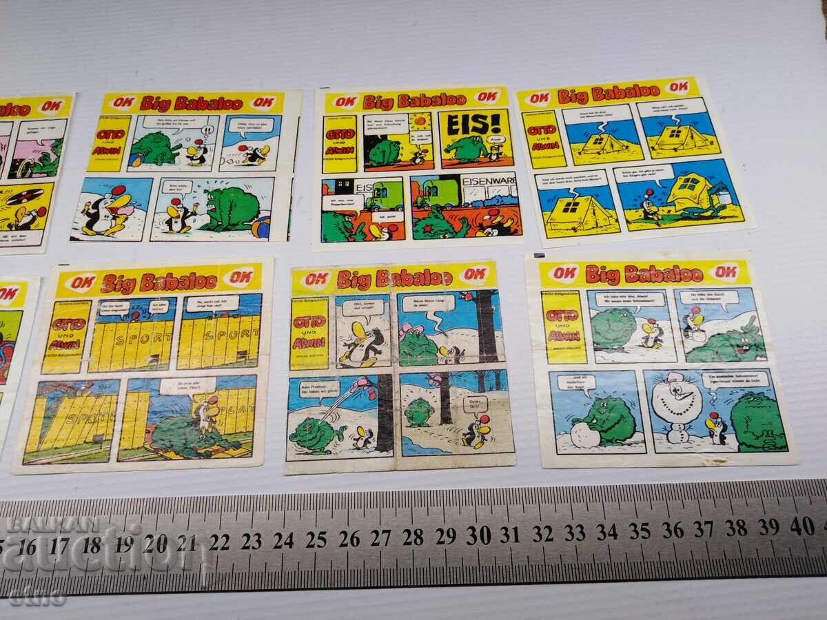 Auction  10 pcs. OLD CHEWING GUM PICTURES