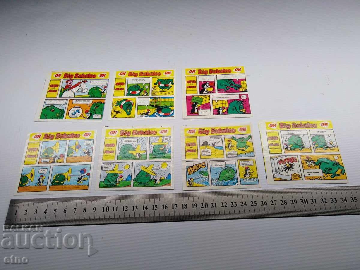 7 pcs. OLD PICTURES OF GUM 7 pcs. OLD PICTURES OF GUM