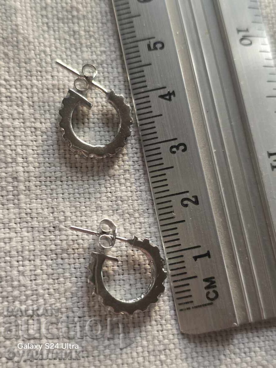 Silver earrings 925 Sample. - 6
