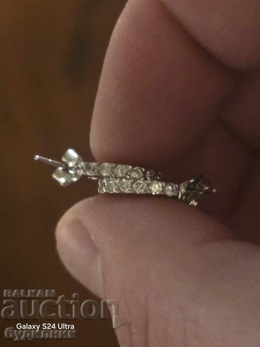 Silver earrings 925 Sample. - 7