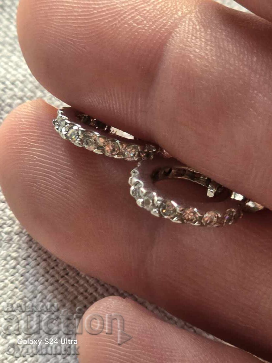 Silver earrings 925 Sample.