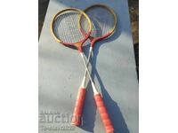 Old German (GDR) badminton rackets/slings