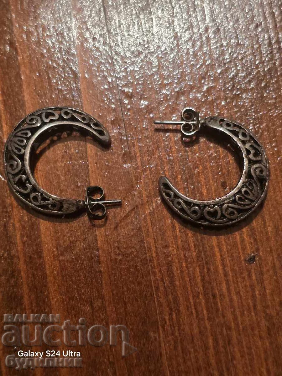 Silver earrings 925 Sample. Silver earrings 925 Sample.