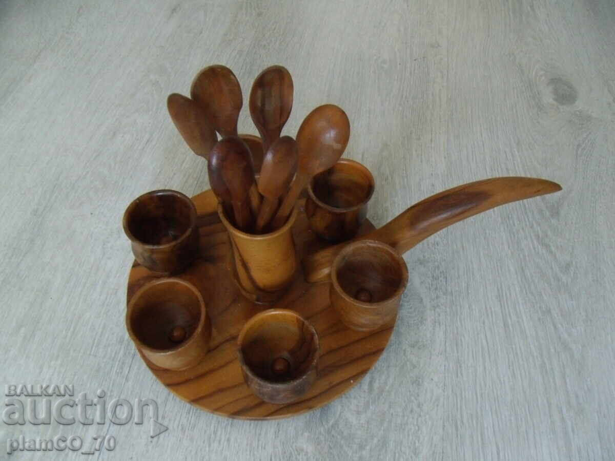 Delivery of No.*7869 old wooden set / egg set Delivery of No.*7869 old wooden set / egg set