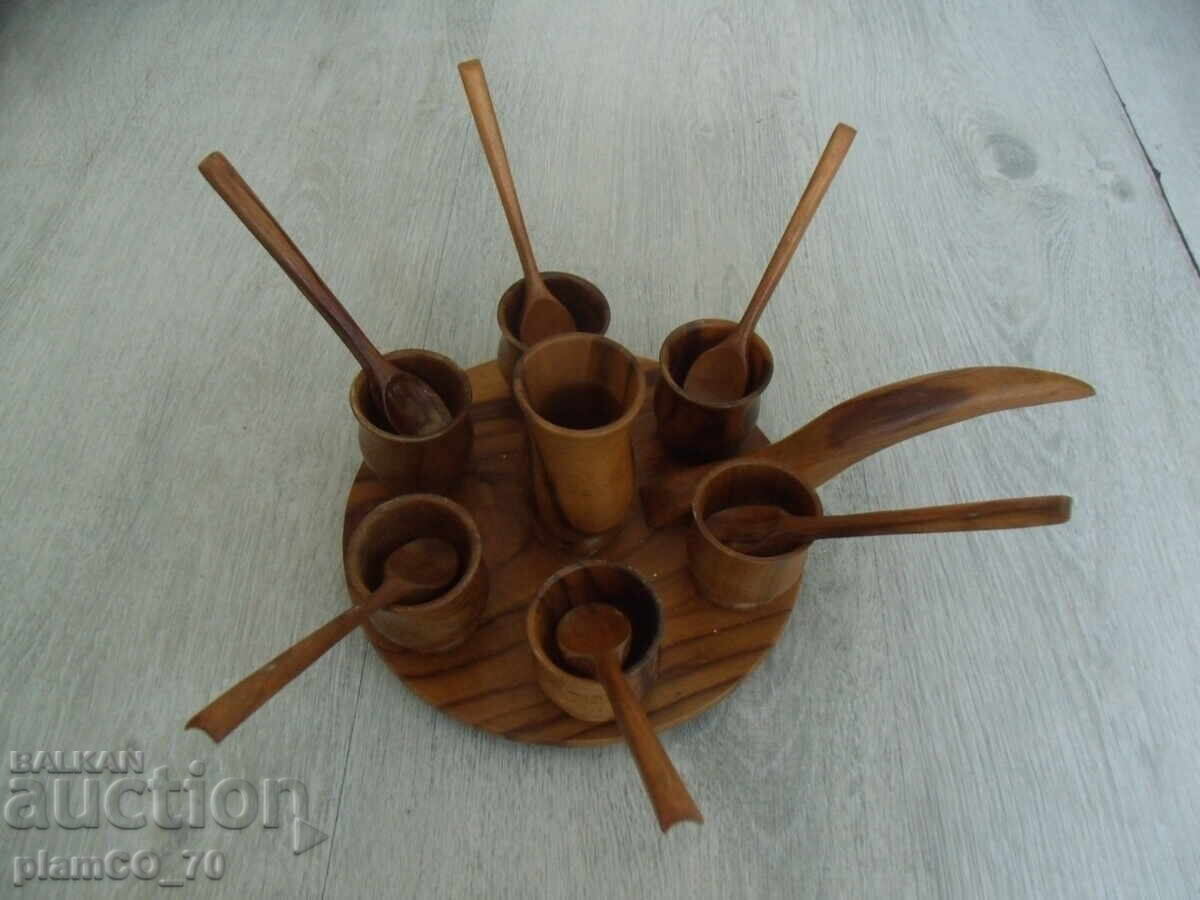 No.*7869 old wooden set / egg set No.*7869 old wooden set / egg set