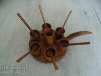 No.*7869 old wooden set / egg set