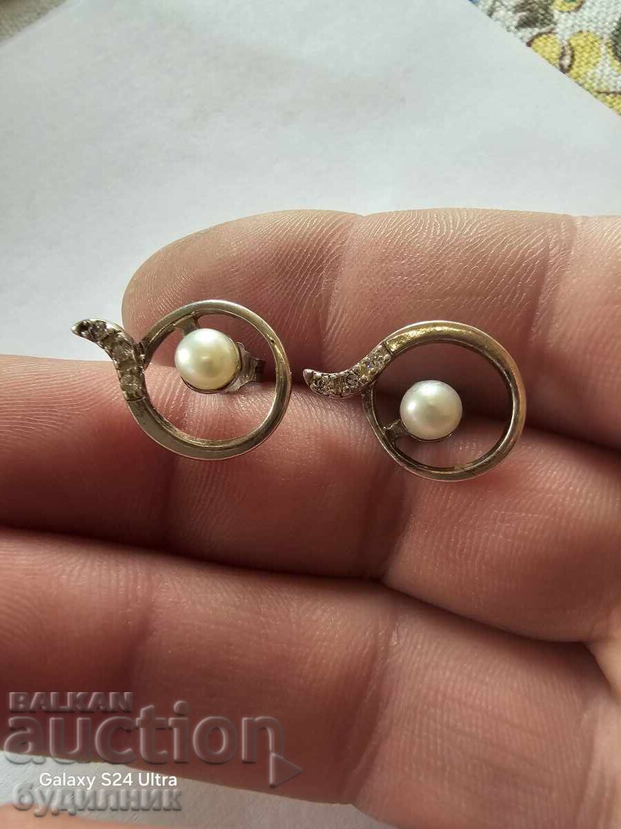 Auction  Silver earrings 925 Sample.