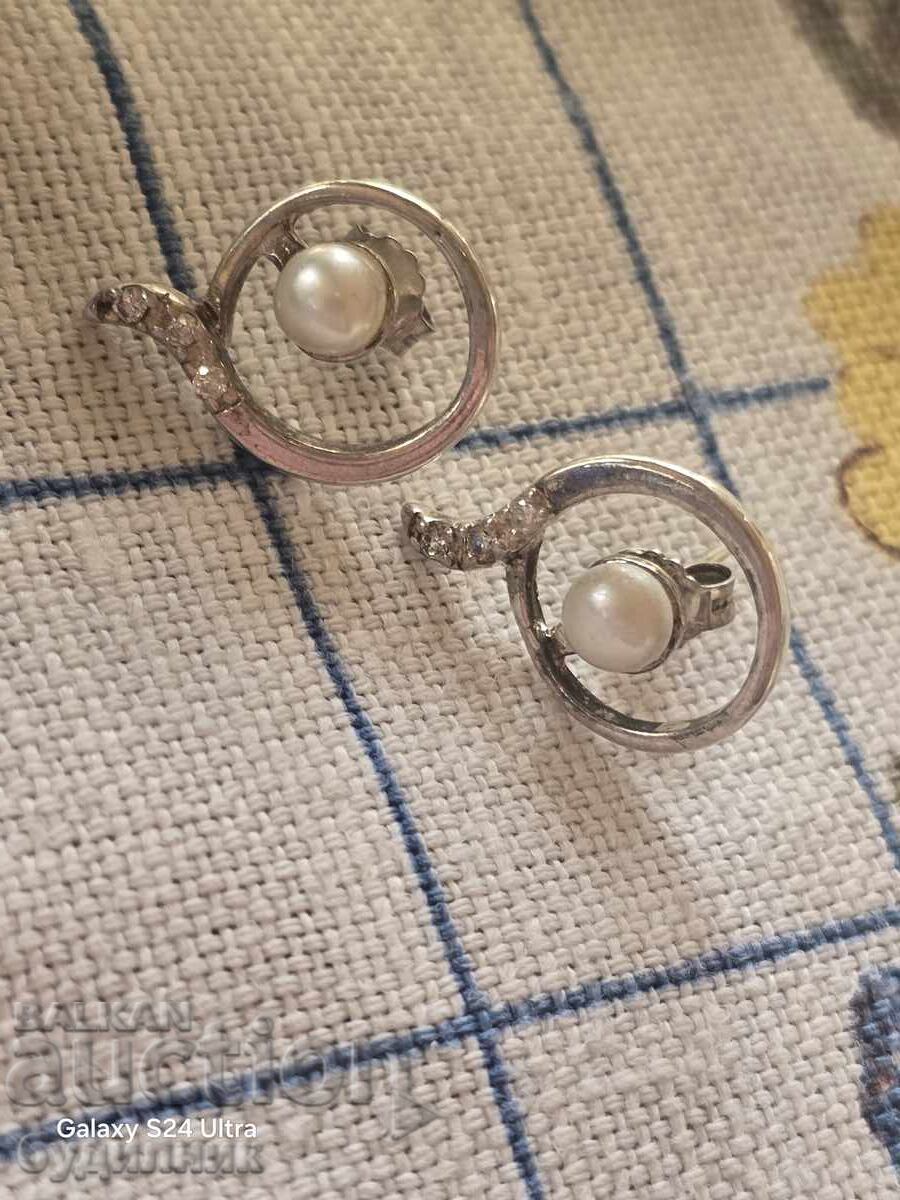 Silver earrings 925 Sample.