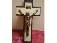 Cruce veche crucificare a lui Hristos, decor Iisus Hristos 33 cm