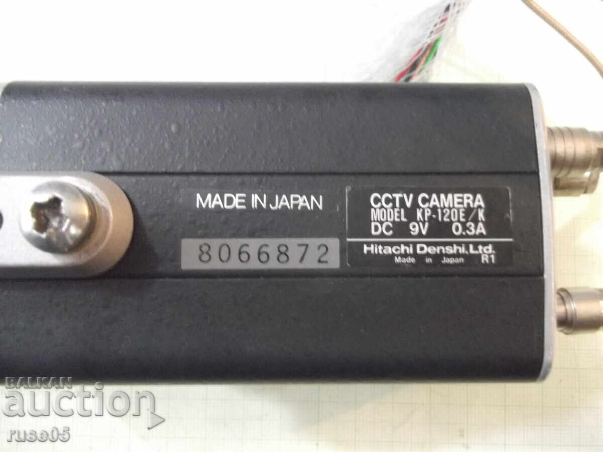 Auction Camera "HITACHI - KP-120E/K" working Auction Camera "HITACHI - KP-120E/K" working