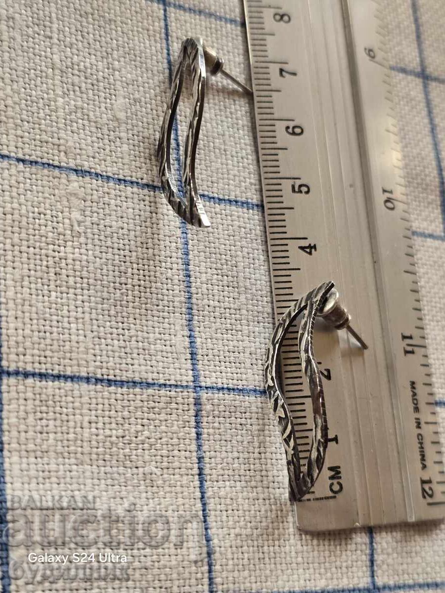 Auction  Silver earrings 925 Sample.