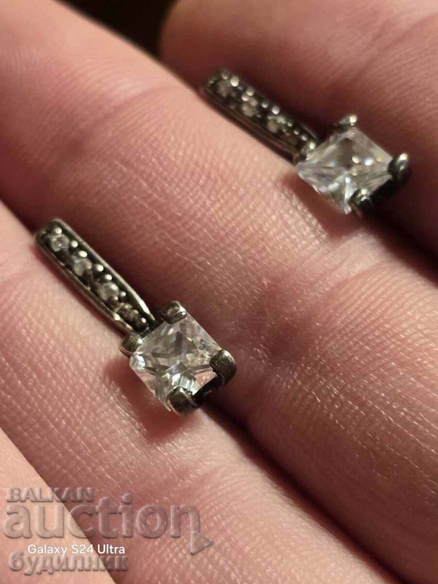 Silver earrings 925 Sample. - 5