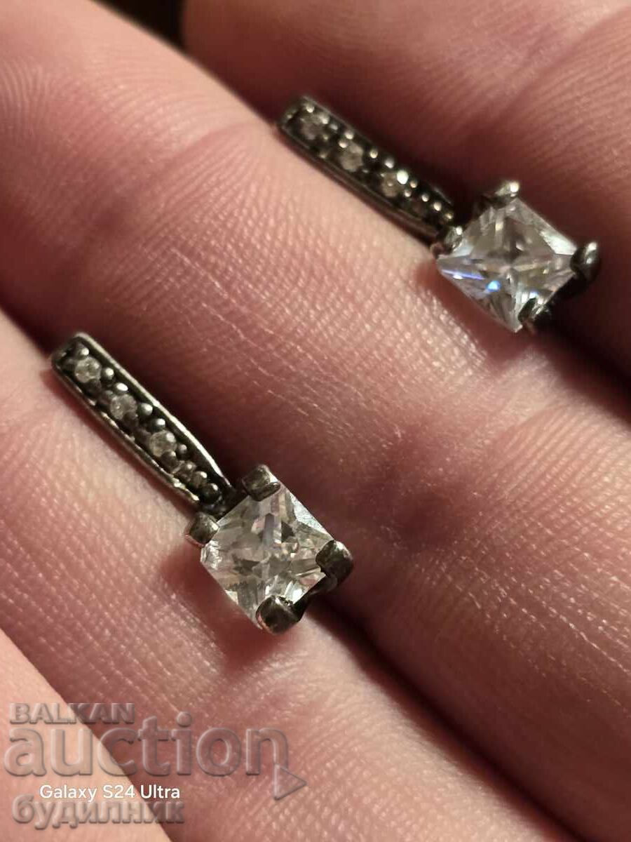 Silver earrings 925 Sample. - 6