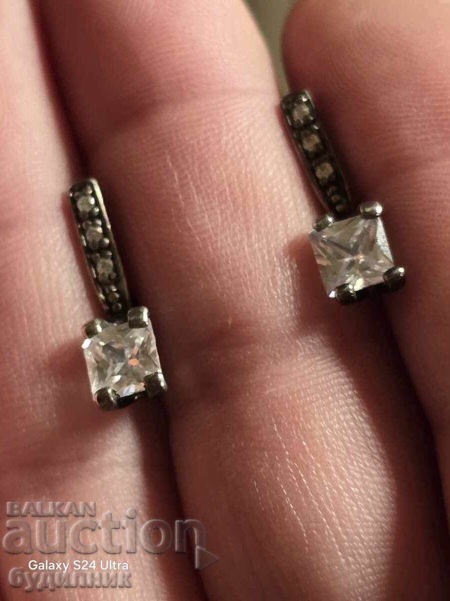 Silver earrings 925 Sample.