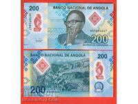 АНГОЛА ANGOLA 200 Кванза емисия issue 2020 НОВА UNC ПОЛИМЕР