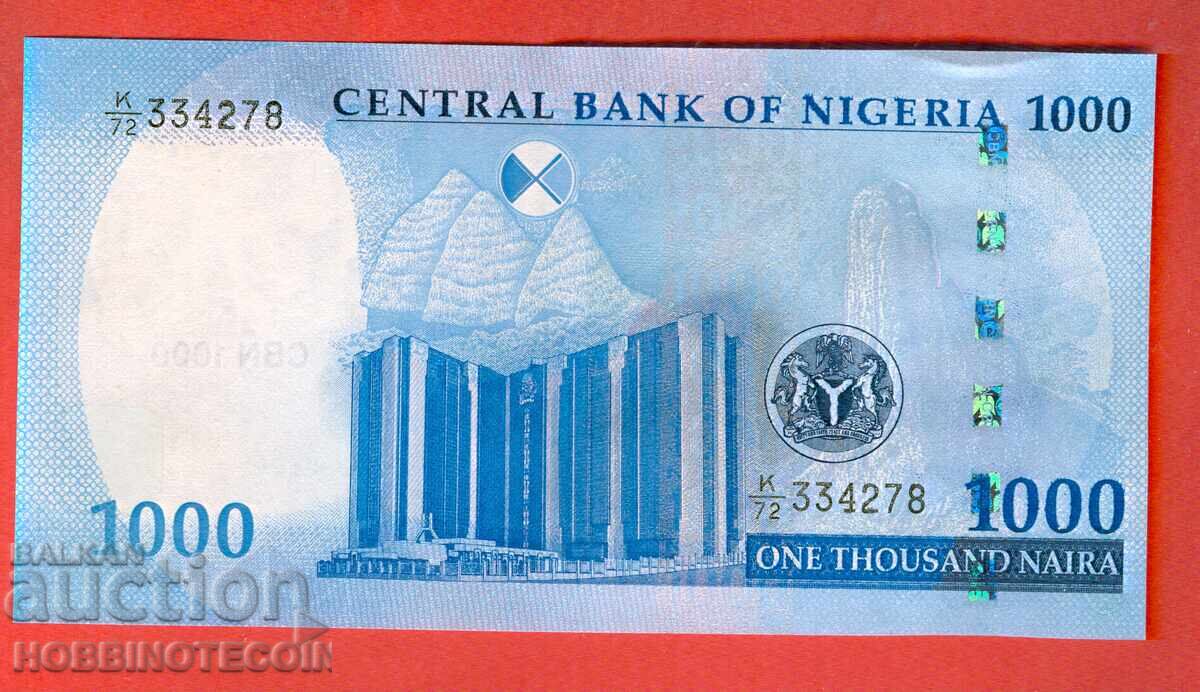 NIGERIA NIGERIA 1000 1 000 NAIRA issue 2023 NEW UNC with price 23.99 BGN | € 12.27 NIGERIA NIGERIA 1000 1 000 NAIRA issue 2023 NEW UNC with price 23.99 BGN | € 12.27