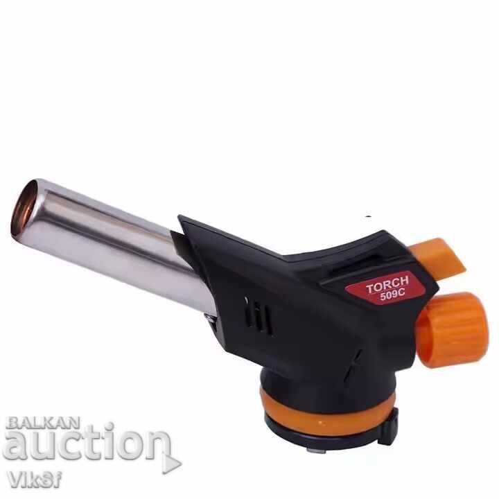 Auction Gas burner QM 509 C with piezo ignition set with canister Auction Gas burner QM 509 C with piezo ignition set with canister