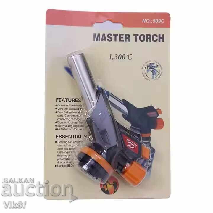 Gas burner QM 509 C with piezo ignition set with canister - 5 Gas burner QM 509 C with piezo ignition set with canister - 5