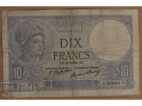 10 FRANCI 1931, FRANTA
