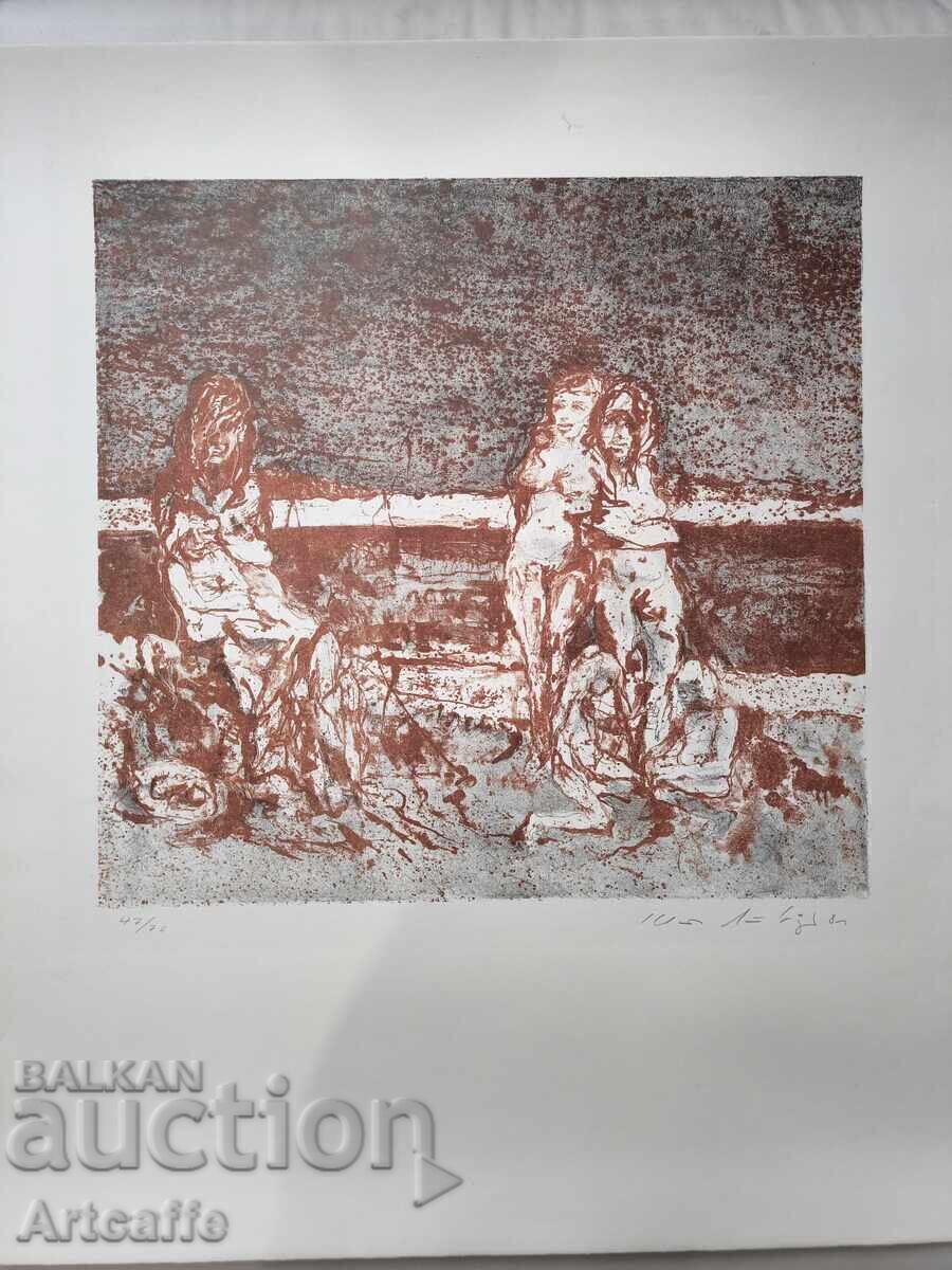 Color lithograph - 5