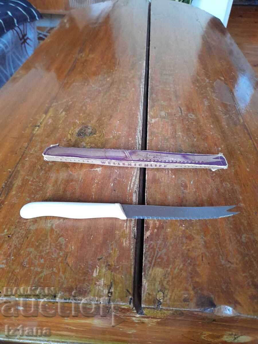 Auction Old kitchen knife Solingen, Stainless steel Auction Old kitchen knife Solingen, Stainless steel