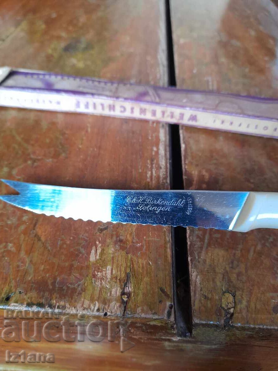 Old kitchen knife Solingen, Stainless steel - 5 Old kitchen knife Solingen, Stainless steel - 5