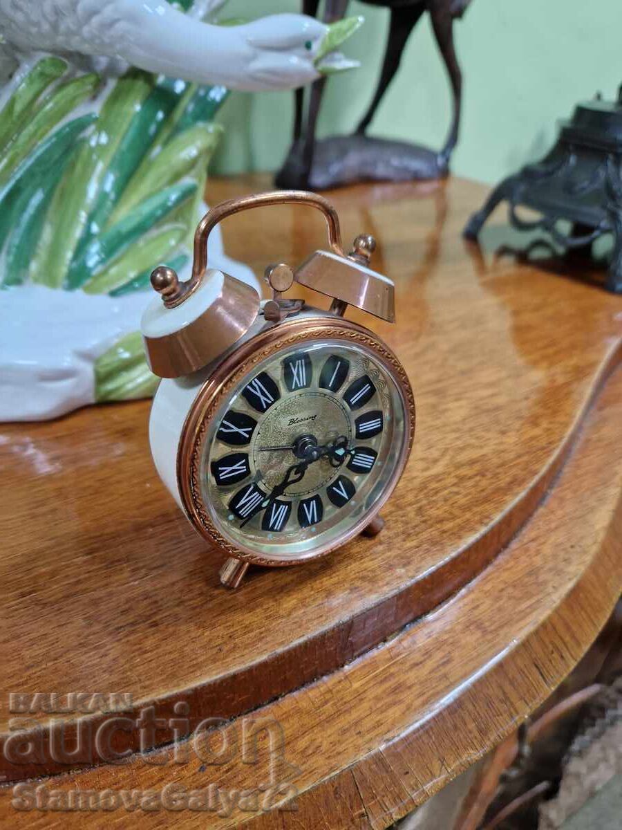 Delivery of Beautiful antique collectible German Blessing alarm clock